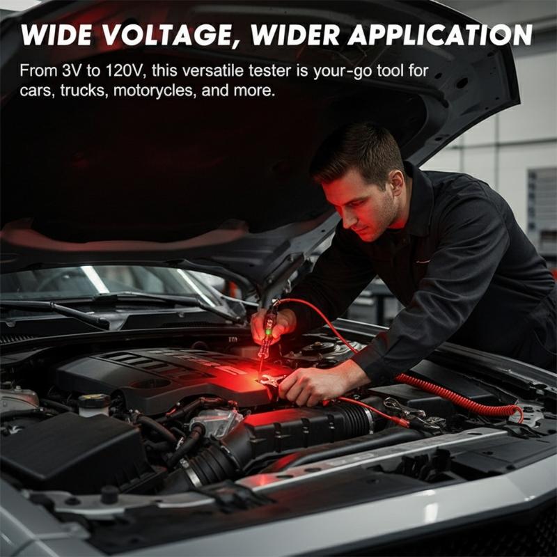 Workshop Tools Uses - Testeur de tension 3V 120V avec