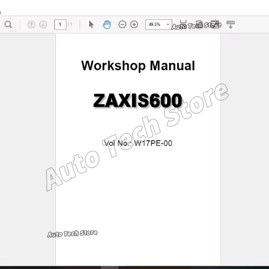 Workshop Tools Pdf - Pour Hitachi magasin complet manuel ensemble