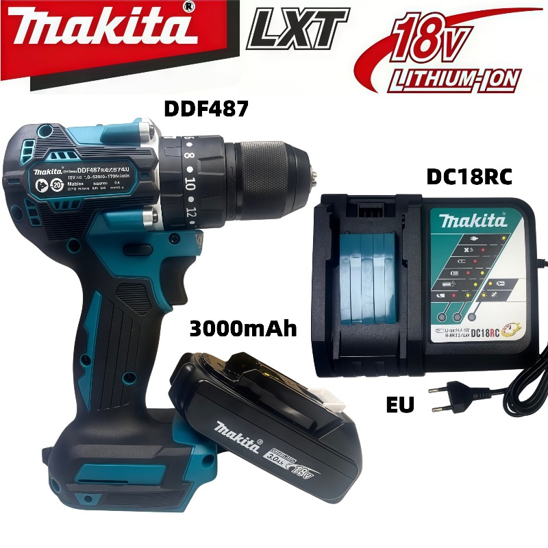 Makita Drill Ddf484 - Perceuse sans fil Makita DDF487 10