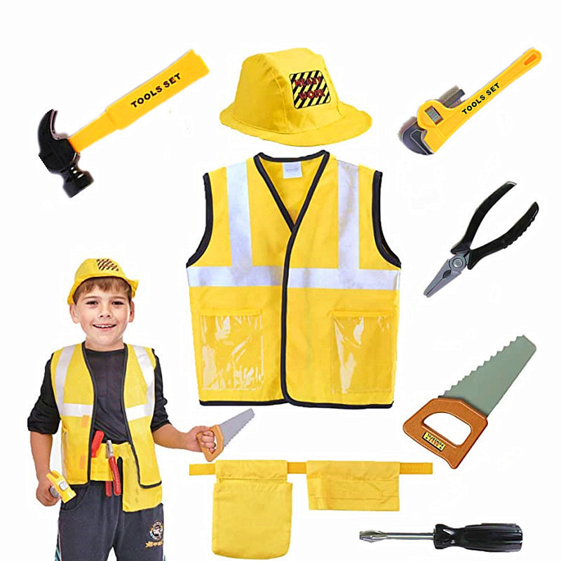 Costume de gilet de travailleu - Tools Workshop Kids avis et prix