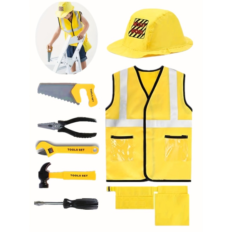 Costume de gilet de travailleu - Tools Workshop Kids avis et prix