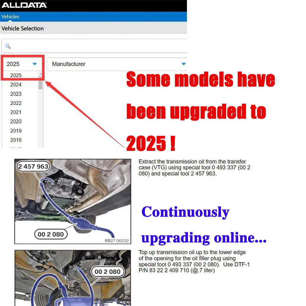 Logiciel Alldata CAR Data 2027 - Special Workshop Tools avis et prix